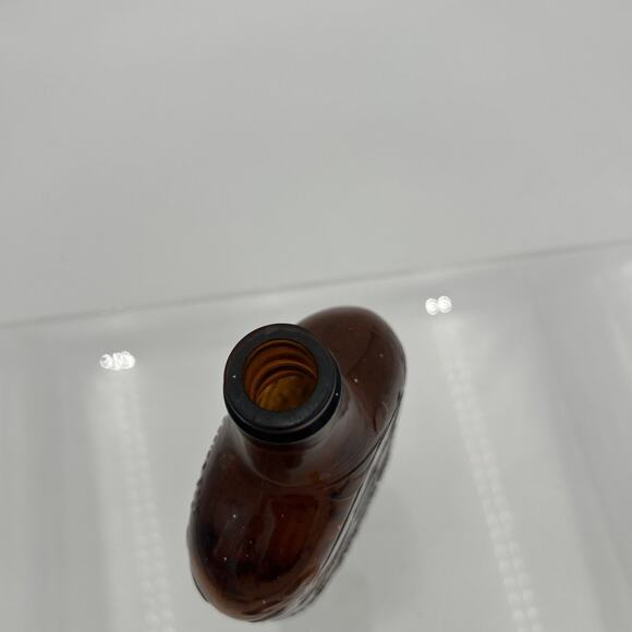 Vintage Amber Brown Bottle Embossed John Paul Jones 1 Pint Whiskey Flask 7.5” - Picture 16 of 16